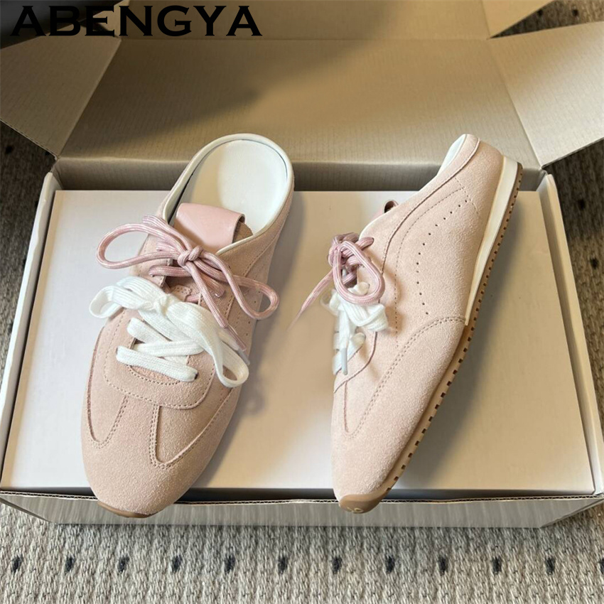 Women's Lace Up Casual Flat Sl - Running Shoes Women ulasan dan harga