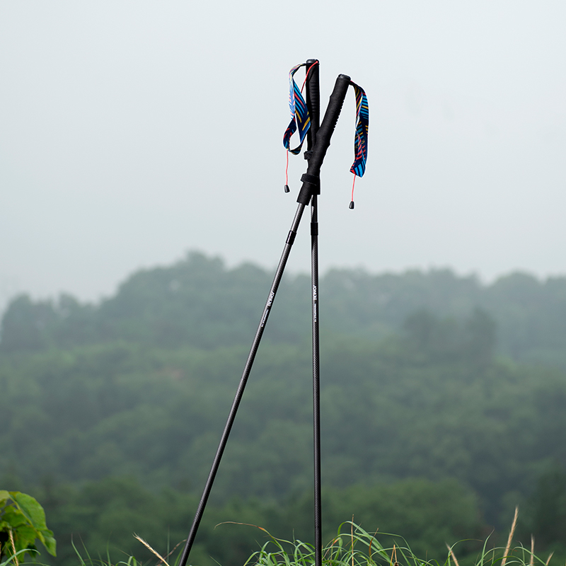 2pcs AONIJIE New Folding Outdo - Trekking Pole Carbon ulasan dan harga