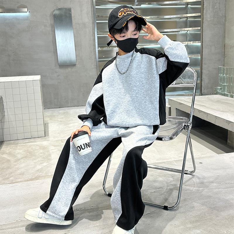 Teenager Boys Suit Autumn Spor - Running Gear Kids ulasan dan harga