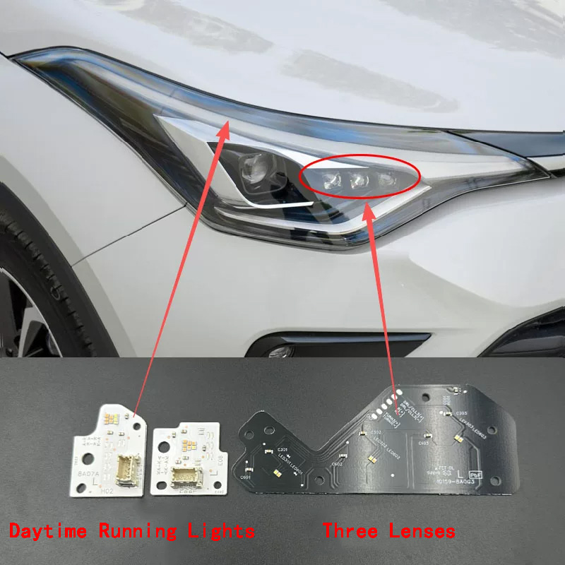 For 2021–2023 Toyota CHR Dayti - Running Headlamp ulasan dan harga