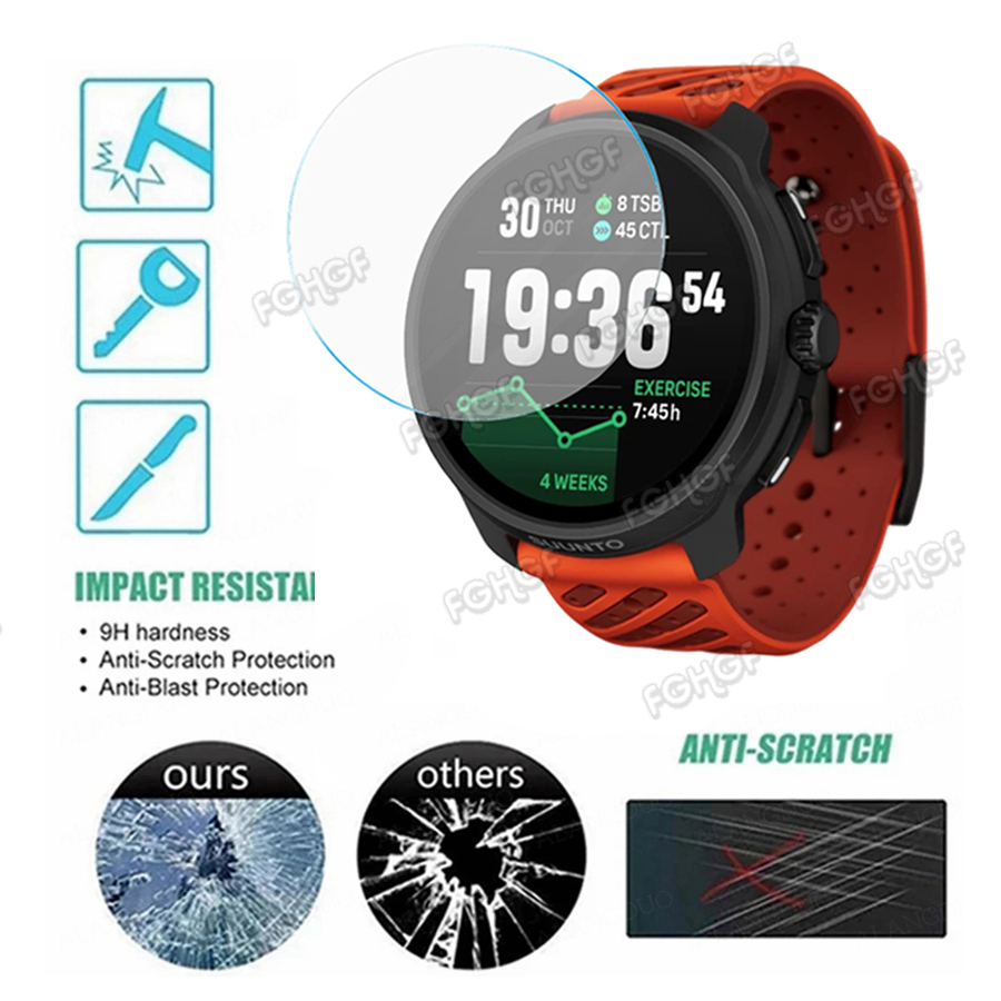Tempered Glass Protective Film - Running Watch ulasan dan harga