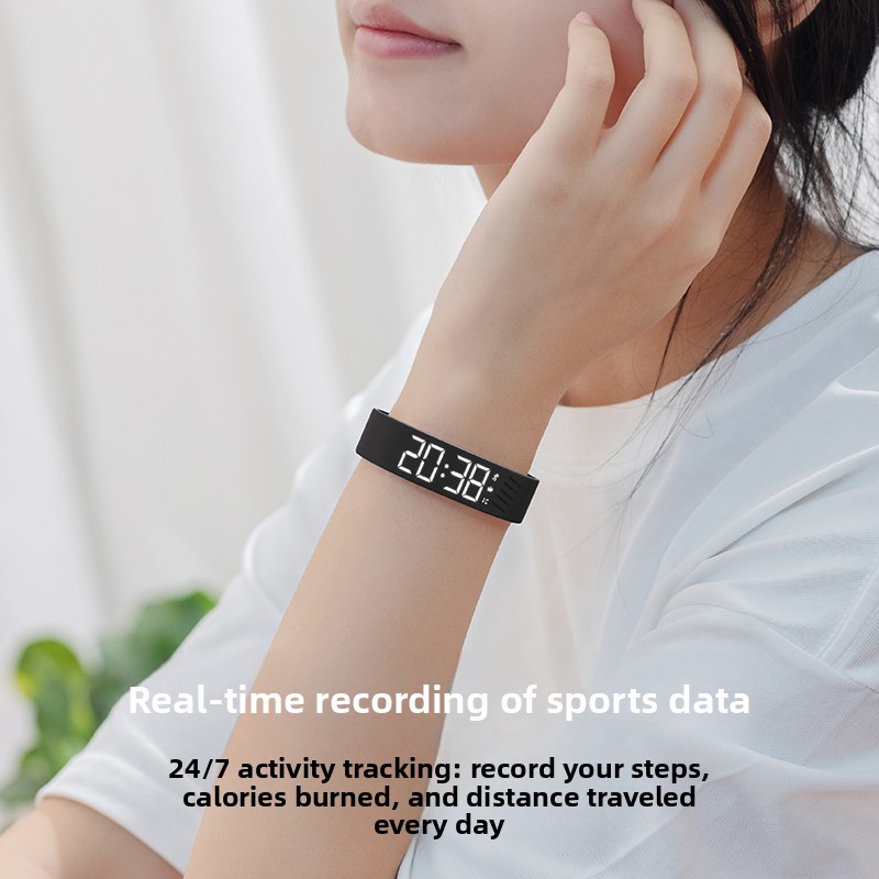 LED Digital Alarm Clock Watch  - Running Watch ulasan dan harga