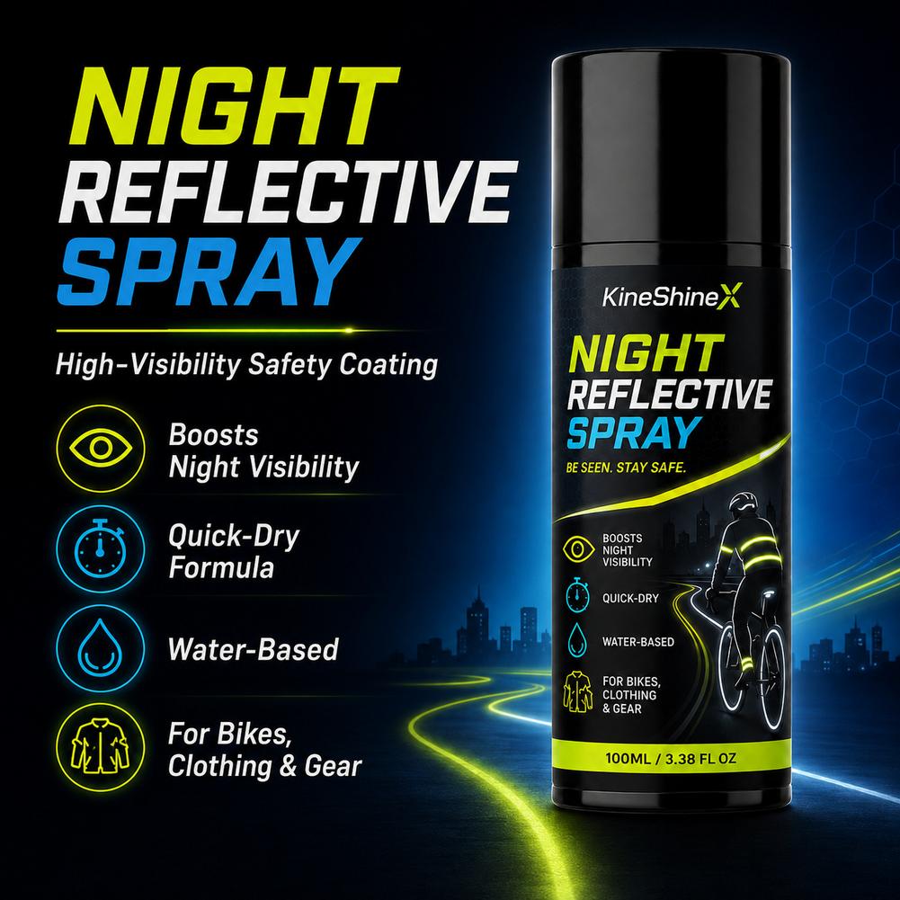 100ml Night Reflective Spray H - Running Visibility Gear ulasan dan harga
