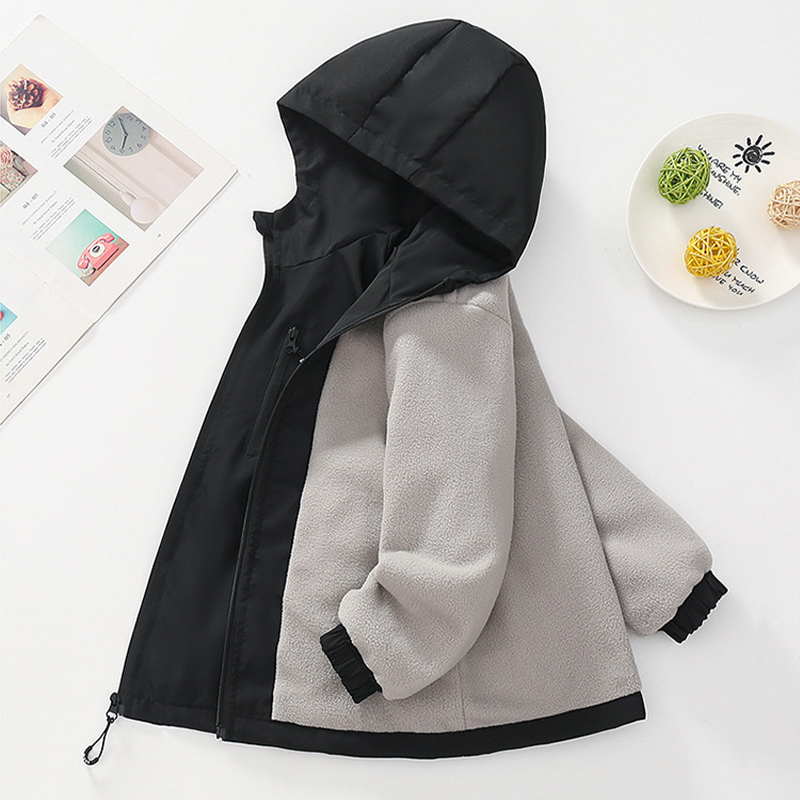 Autumn Winter Boys Jacket Thic - Running Gear Kids ulasan dan harga